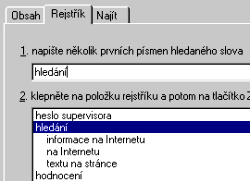 nápověda 3